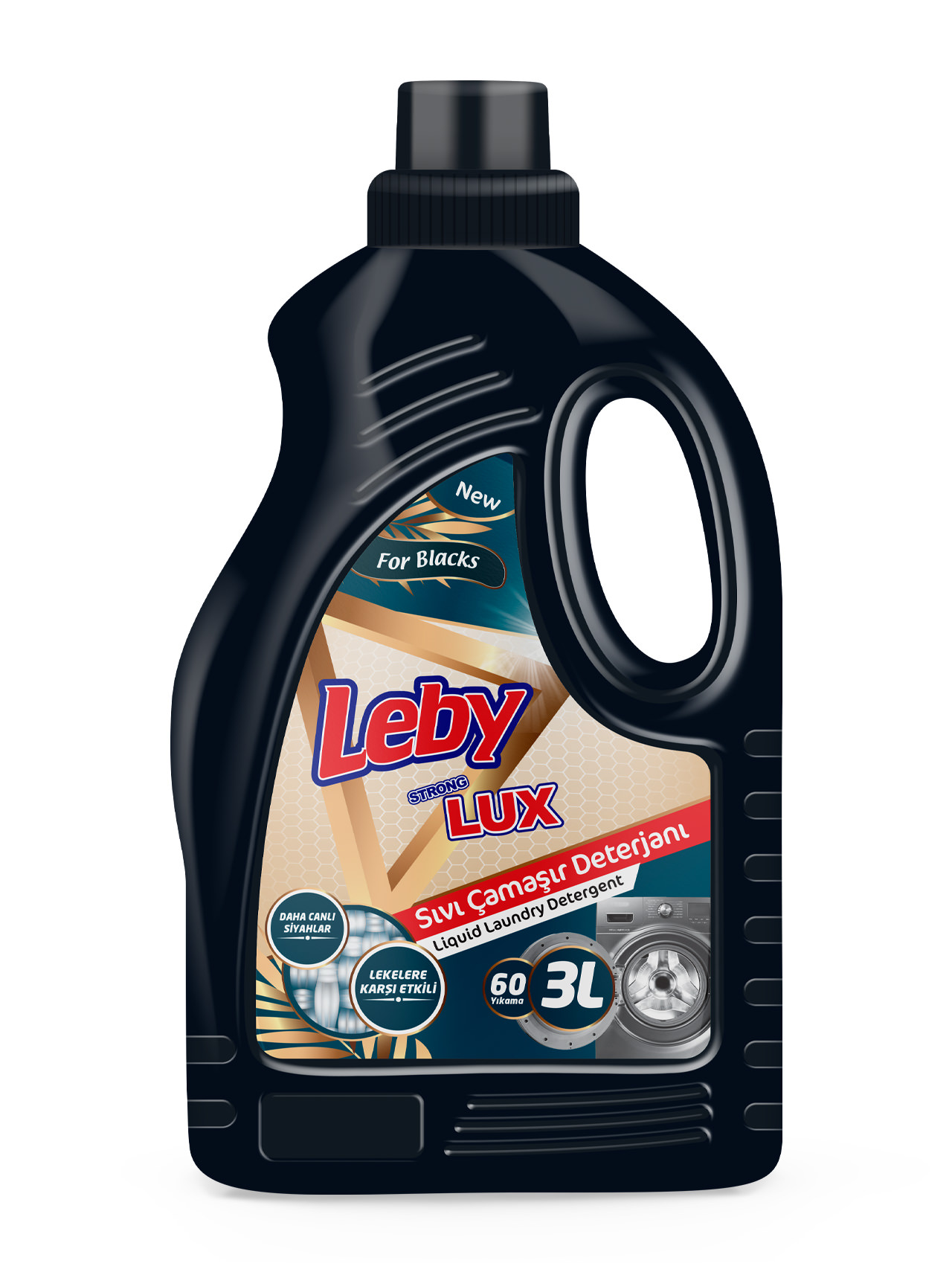 Leby Siyahlar İçin Sıvı Çamaşır Deterjanı 3 LT